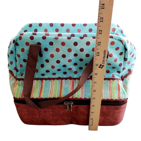 Deluxe Insulated Potluck Carrier Bag With Ceramic Dish New With Tag. - Picture 9 of 16